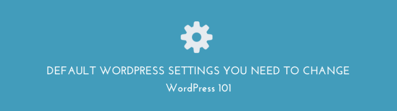 WordPress settings